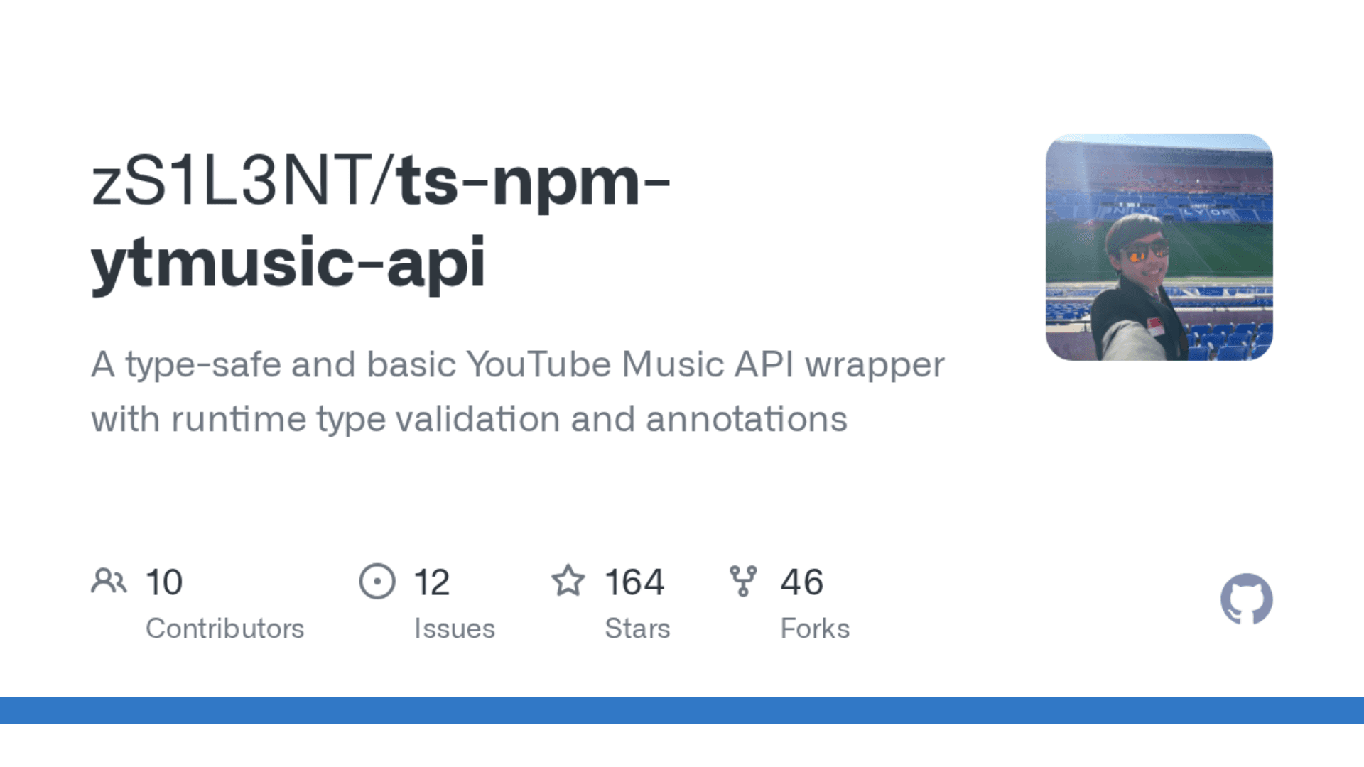 Banner for ts-npm-ytmusic-api
